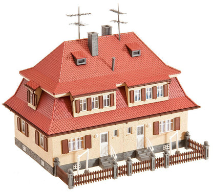 Faller 130464 HO Scale Duplex House with Dormers Model Kit
