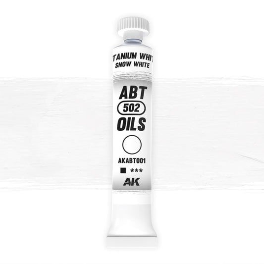 Abteilung 502 1 Snow White Oil Paint 20ml Tube
