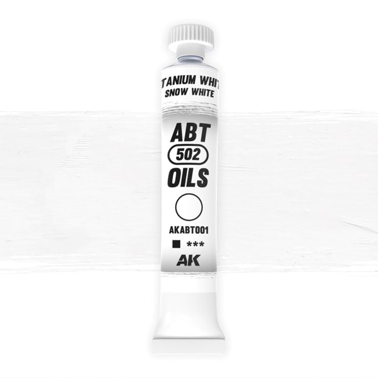 Abteilung 502 1 Snow White Oil Paint 20ml Tube
