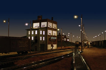 Woodland Scenics JP5638 N Scale Wooden Pole Street Lights