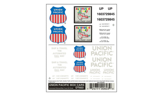 Woodland Scenics DT603 All Scale Union Pacific Box Cars