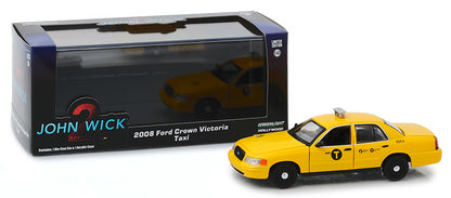 Greenlight 86561 1/43 2008 Ford Crown Victoria Taxi, John Wick 2