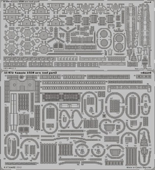 Eduard 53072 1/350 Ship- Yamato for TAM