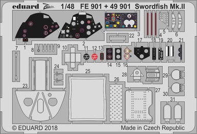 Eduard FE901 1/48 Swordfish Mk.II for Tamiya