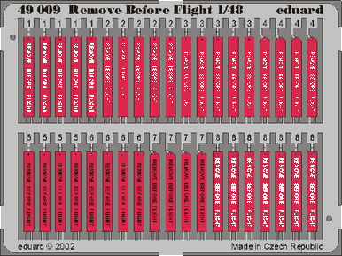 Eduard 49009 1/48 Remove Before Flight (Pre-Painted)