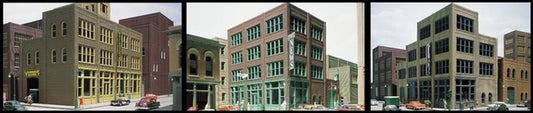 Design Preservation Models 36300 HO Scale Modular Building System(TM) Designer Bulk Pack -- Victorian Style Storefront Building - Kit