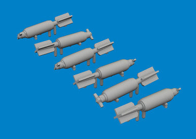 Eduard 6481078 1/48 P-40 30lb Frag Bombs PRINT Brassin for EDUARD Kit