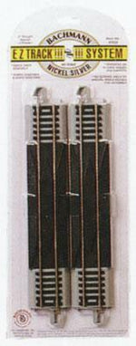 Bachmann 44528 HO Scale E-Z Track Straight Track Nickel Silver Gray