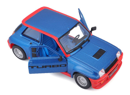 Bburago 21088MBLR 1/24 1982 Renault 5 Turbo, Metallic Blue