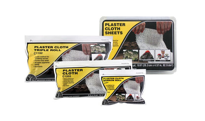 Woodland Scenics C1191 All Scale Plaster Cloth Narrow Roll