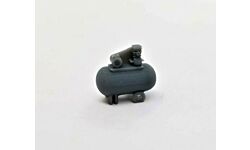 All Scale Miniatures 1600902 N Short Air Compressor 5-Pack
