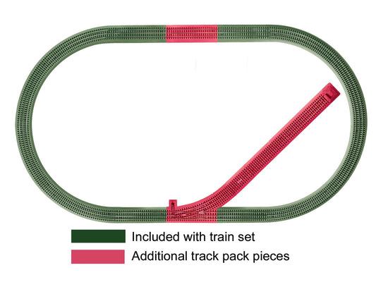 Lionel 6-12044 O Gauge FasTrack Siding Track Add-on Track Pack