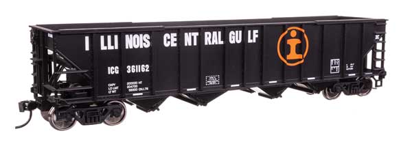 Walthers Mainline 57816 HO Scale 50' 100-Ton 4-Bay Hopper - Ready to Run -- Illi