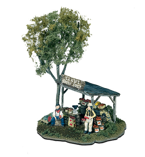 Woodland Scenics M109 All Scale Ernie's Fruit Stand HO Scale Kit