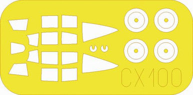 Eduard CX100 1/72 Mask N1K1-Ja George for Tamiya Canopy Mask Set
