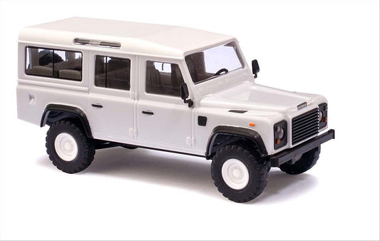 Busch 50300 HO Scale 1983 Land Rover Defender SUV, White