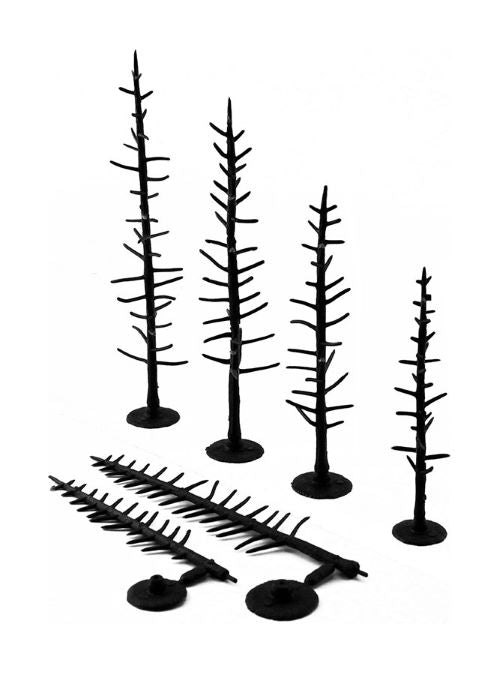 Woodland Scenics 1124 Plastic Tree Armatures 2-1/2" - 4" Pine (70)