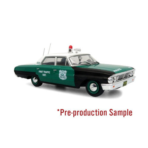 Iconic Replicas 430548 1/43 Scale 1964 Ford Galaxy Sedan - Assembled -- New York