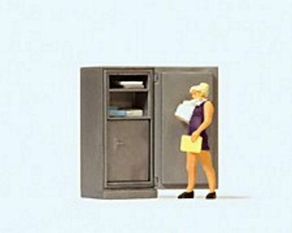 Preiser 29106 HO Scale Individual Figure Overworked Secretary