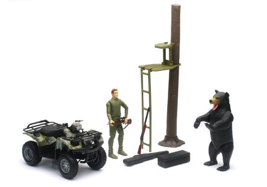 New Ray SS-76466-A 1/12 Scale Bear Hunting Playset