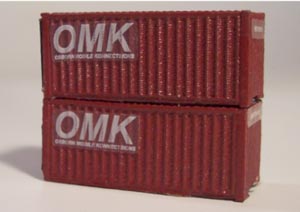 Osborn Models 3063 N Scale 20' Intermodal Containers Kit