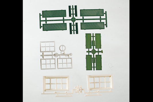 Piko 62805 G Scale Components: Windows and Shutters