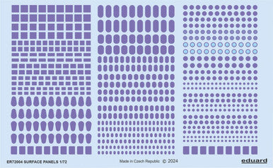 Eduard ER72004 1/72 Surface Panels for Photo Etch Detail Set