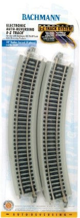 Bachmann 44549 HO Electronic Auto-Reversing 18" Radius Curved Nickel Silver Trac
