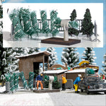 Busch 1182 HO Scale Christmas Tree Lot Kit