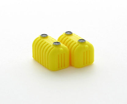 3D To Scale 87-145-Y 1/87 Septic Tank, Yellow 2-Pack