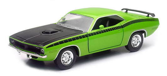 New Ray 71873A 1/25 1970 Plymouth Cuda, Green