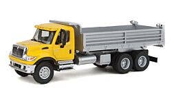 Walthers SceneMaster 949-11663 HO Intl 7600 HD Dump Truck - Yellow