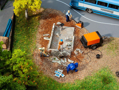 Faller 180344 HO Scale Construction Machine Set Model Kit