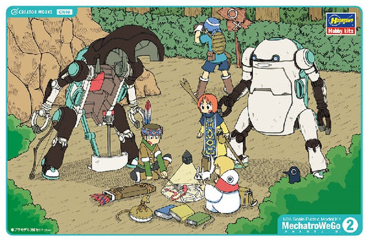 Hasegawa 64510 1/35 Mechatro WeGo #02 Milk & Cacao Mechanical Mobile Suits (2 Ki
