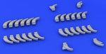 Eduard 632050 1/32 Exhaust Stacks for HKM (Resin)