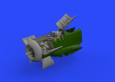 Eduard 648464 1/48 Engine & Fuselage Guns for EDU (PE & Resin)