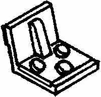 Details West 920 HO Scale Turnout Rail Braces pkg(12) -- Rigid