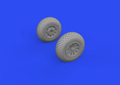 Eduard 672282 1/72 P-51B/C Wheels Diamond Tread for ARMA HOBBY