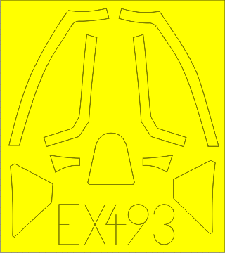 Eduard EX493 1/48 Mask Spitfire Mk.XVI Bubbletop Weekend for Eduard