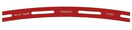 Peco OOT24 HO Scale Tracksetta Track Laying Template -- 24" 61cm Radius Curve