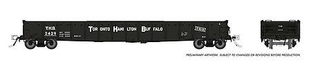 Rapido Trains 50056 HO Scale Thb 52'6" Gondola 6-Pack