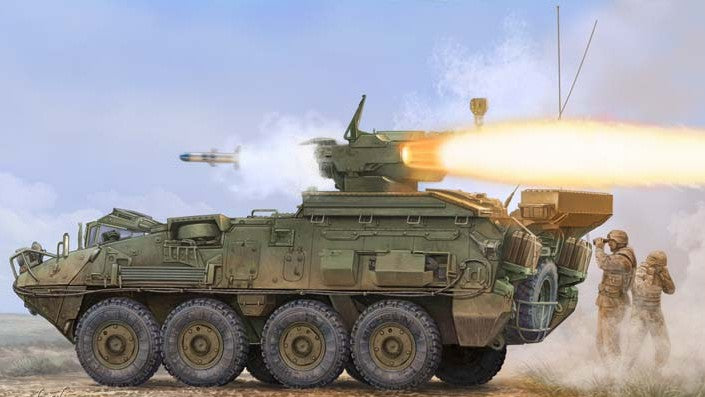 Trumpeter Scale Models 1558 1/35 LAV-III Tow Under Armor Vehicle (TUA)