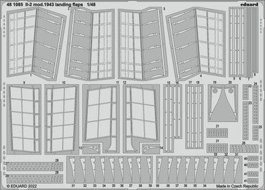 Eduard 481085 1/48 Mod. 1943 Landing Flaps for ZVE