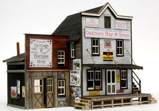 Banta Model Works 2153 HO Scale Oakboro Hay & Grain Kit
