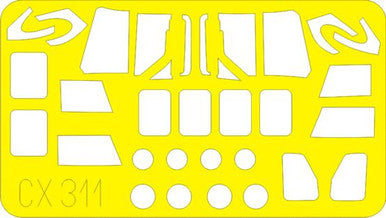 Eduard CX311 1/72 Mask NH-90NFH for Revell Canopy Mask Set