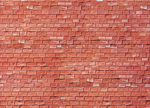 Faller 170613 HO Scale Embossed Panel Building Material Sheet -- Cut Stone (red)