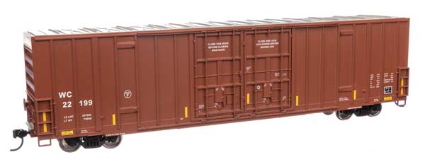 Walthers Mainline 3053 HO Scale 60' High Cube Plate F Boxcar - Ready to Run -- W
