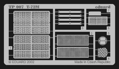 Eduard TP007 1/35 T-72M for Tamiya Photo Etch Detail Set