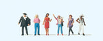 Preiser 10785 HO Scale Passers By Set 2 pkg(6)