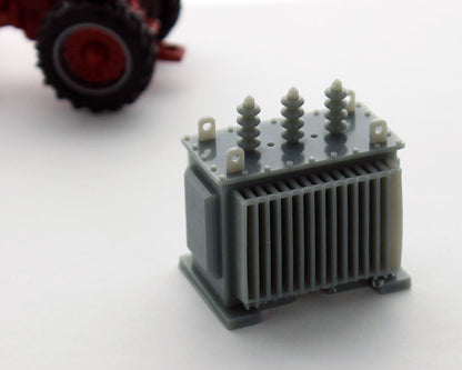 3D To Scale 64-440-GY 1/64 Electrical Transformer, Grey